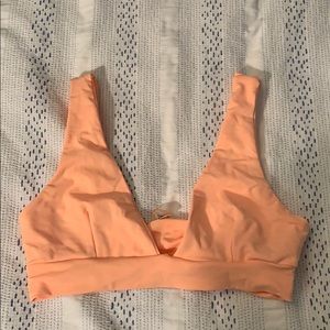Orange bikini top